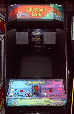 Dragon's Lair cabinet photo